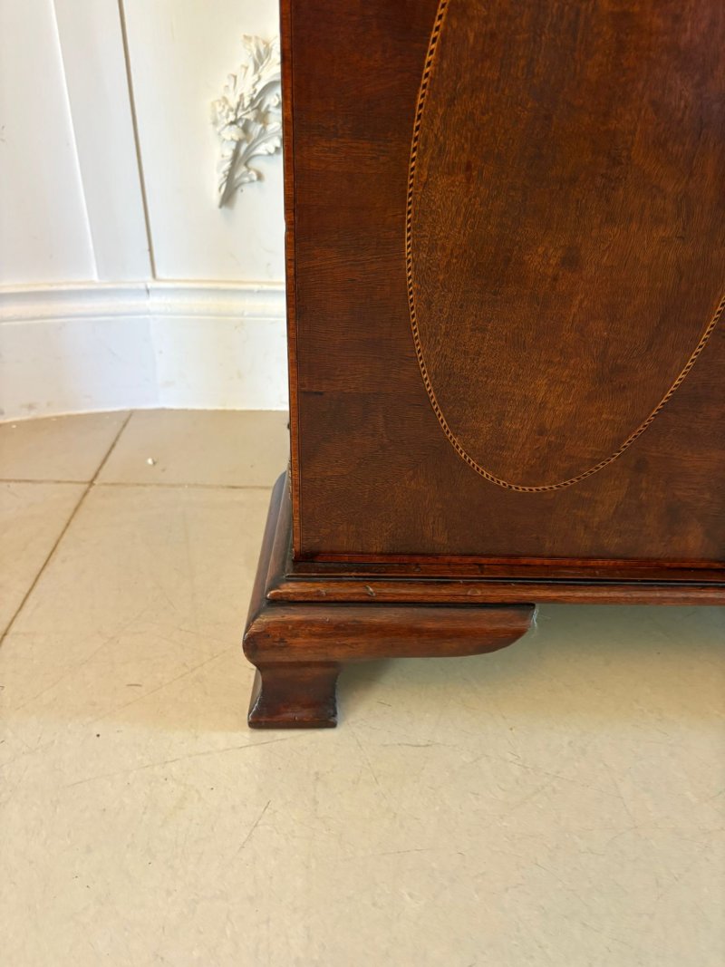 Outstanding Quality Antique Victorian Mahogany Inlaid Bookcase - Image 14